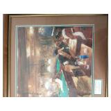 The Billiard Parlor Framed Art