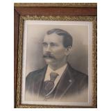 Old Framed Portrait Of Gentleman