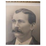 Old Framed Portrait Of Gentleman