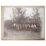 Old Framed Group Photo