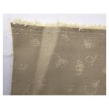 1 Roll Of Sage Colored Patterned Fabric