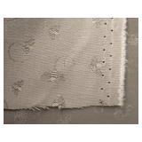 1 Roll Of Sage Colored Patterned Fabric