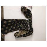 Two Sections Of Patterned Fabric