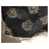 Two Sections Of Patterned Fabric
