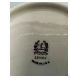 Lenox Bowl and Brass Candlestick