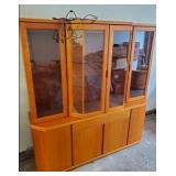 Mid Century Modern Style China Hutch