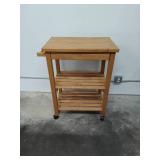 Three Tier Butchers Block With Drawer
