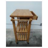Three Tier Butchers Block With Drawer