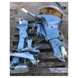 2 Vintage Evinrude Boat Motors