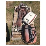 Johnson Boat Motor & Vintage Gas Tank