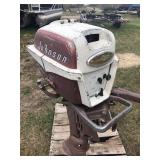 Johnson Boat Motor & Vintage Gas Tank