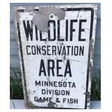 Antique MN DNR Sign
