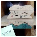 5 3/8" x 1 1/8" Red Oak Mantel Moulding (SC7H)