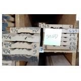 4 1/4" x 3/4" and 6 1/4" x 3/4" Red Oak Casing/Chair/Mantel (SC12D)