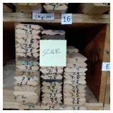 2 3/4" x 9/16" Red Oak Crown Moulding (SC16E)