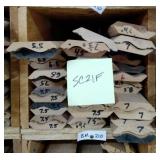 3 1/2" x 3/4" Red Oak Crown Moulding (SC21F)
