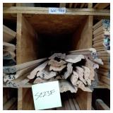 2 3/8" x 3/4" Red Oak Wainscot Cap (SC23F)