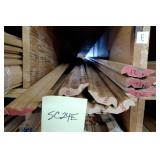 2 1/4" x 3/4" Red Oak Wainscot Cap (SC24E)