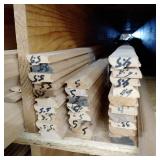 1 1/2" x 5/8" Red Oak Wainscot Cap (SC24G)