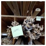 1 1/8" x 5/8" Red Oak Wainscot Cap (SC27C)