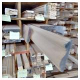 5 3/8" x 1 1/8" Basswood Mantel Moulding/Chair Rail (SC5619)