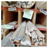 1 1/4" x 3/4" Basswood Wainscot Cap (SC5648)