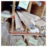 1 1/4" x 3/4" Basswood Wainscot Cap (SC5648)