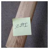 3 1/8" x 3 1/8" Red Oak Hand Rail (SC29I)