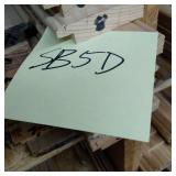 2 1/2" x 9/16" Ash Panel Moulding and 13/16" x 7/16" gallery rail (SB5D)