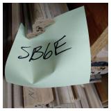 1 5/16" x 3/4" Ash Wainscot Cap (SB6E)