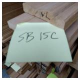 3 11/16" x 3/4" Red Oak Chair Rail (SB15C)