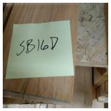 3 11/16" x 3/4" Red Oak Chair Rail (SB16D)