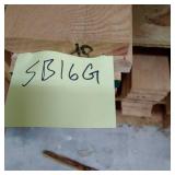 3 11/16" x 3/4" Red Oak Chair Rail (SB16G)
