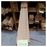 3 11/16" x 3/4" Red Oak Chair Rail (SB16G)