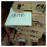 5 1/4" x 1 1/2" Pine Hand Rail (SB19E)