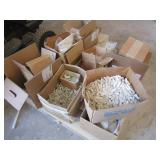 WHITE WIRE SHELVING AND HARDWARE