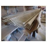 WHITE WIRE SHELVING AND HARDWARE