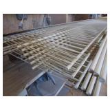 WHITE WIRE SHELVING AND HARDWARE