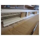 WHITE WIRE SHELVING AND HARDWARE