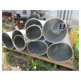 PALLET OF SHEET METAL DUCT WORK