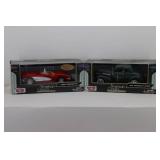 (2) Moto Max 1:24 1939 Chevrolet Coupe & 1959 Corvette
