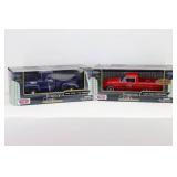 (2) Moto Max 1:24 1960 Ford Ranchero & 1956 Ford F-100 Pickup