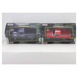(2) Moto Max 1:24 1960 Ford Ranchero & 1956 Ford F-100 Pickup