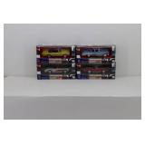 (4) City Cruiser Collection 1:43 1966 Pontiac GTO, 1967 Corvette, 1957 Bonneville, 1957 Corvette
