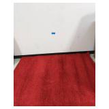 Lifestyle Shaggy Collection Red 5 ft. x 7 ft. Shag Area Rug