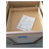 HAMPTON BAY Hampton Unfinished Beech Raised Panel Stock Assembled Base Kitchen Cabinet with 3 Drawers (24 in. x 34.5 in. x 24 in.)