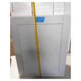 Grey kitchen cabinet