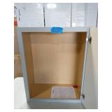 Grey kitchen cabinet
