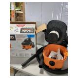 RIDGID 4 Gallon 5.0-Peak HP Portable Wet/Dry Shop Vacuum