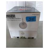 DECOR LIVING CRYSTAL MINI PENDANT